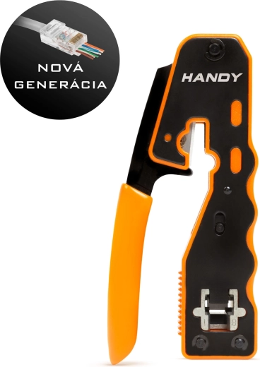 Clește de sertizat pentru conectori RJ-45 8P8C passthrough