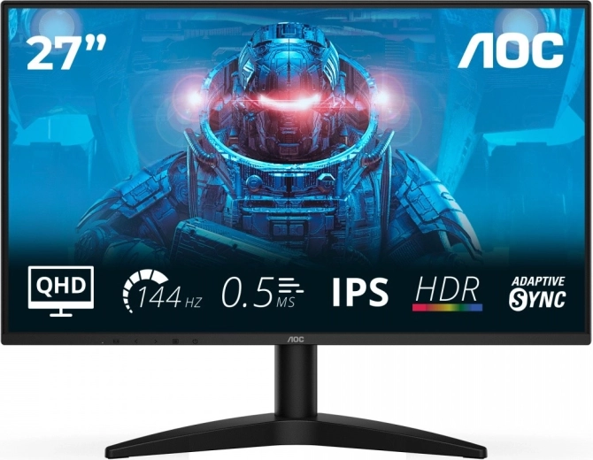 Monitor 27" IPS 144 Hz cu HDMI și DisplayPort