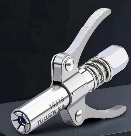 Cuplaj rapid autoblocant pentru ungere din oțel zincat