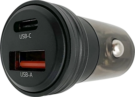 Solight încărcător rapid auto 30 W USB-C + USB-A - 1 bucată