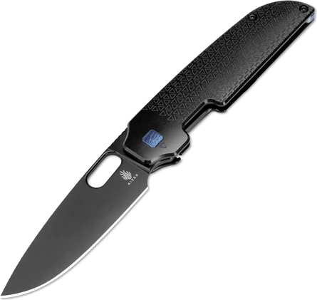 Kizer Varatas – cuțit pliabil de buzunar, titan negru, lamă 8,3 cm