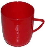 Cană din plastic cu buline 0,2 l – mix de culori