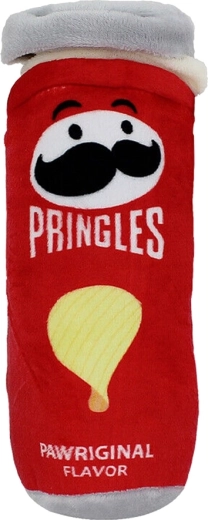 Jucărie de pluș cu scârțâit pentru câini Pringles Original