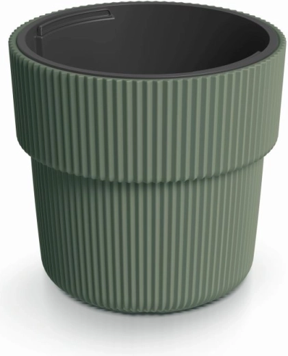 Ghiveci cu inserție Milly 39 cm – verde închis