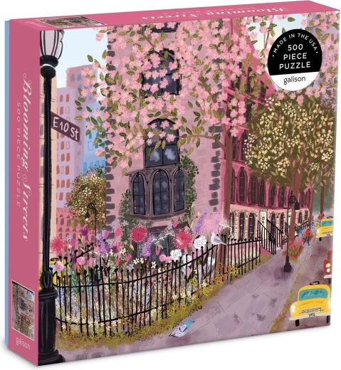 Puzzle Străzi înflorite – 500 de piese GALISON