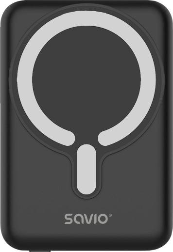 Powerbank magnetică BA-12 10 000 mAh neagră - 1 bucată