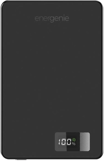 Powerbank magnetic wireless Energenie cu LCD 5000 mAh 15 W negru