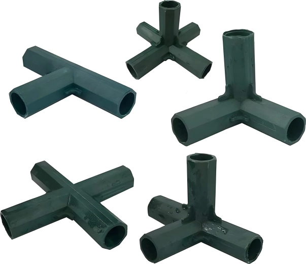 Piese de îmbinare din plastic – set 20 buc pentru solar 300 × 150 × 175 cm
