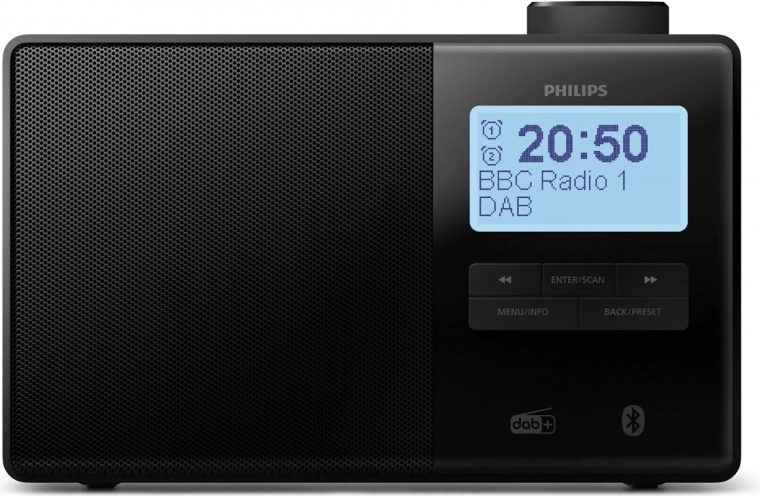 Radio ceas portabil PHILIPS TAR5600 cu DAB+, FM și Bluetooth