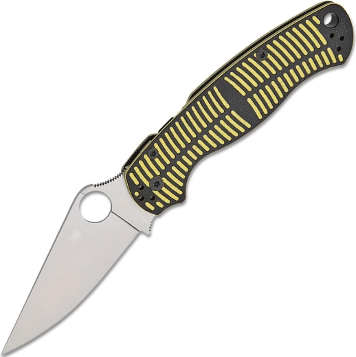 Cuțit pliabil Spyderco Para Military 2 Salt galben-negru 8,8 cm