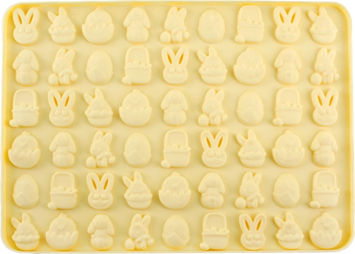 Formă din silicon pentru ciocolată TORO cu 54 forme de Paște