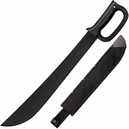Macetă Cold Steel Latin D-Guard cu teacă Cor-Ex, neagră