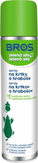 Bros Forță Verde spray împotriva cârtițelor și șoarecilor de câmp 400 ml