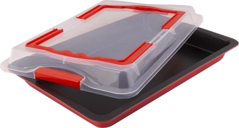 Tavă de copt Lamart Dolce cu tavă din plastic 42,3 × 29,2 × 4 cm