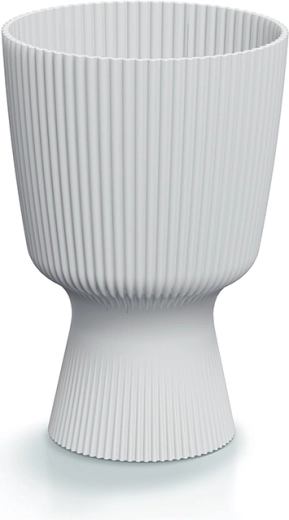 Ghiveci Milly Round 18,8 cm alb