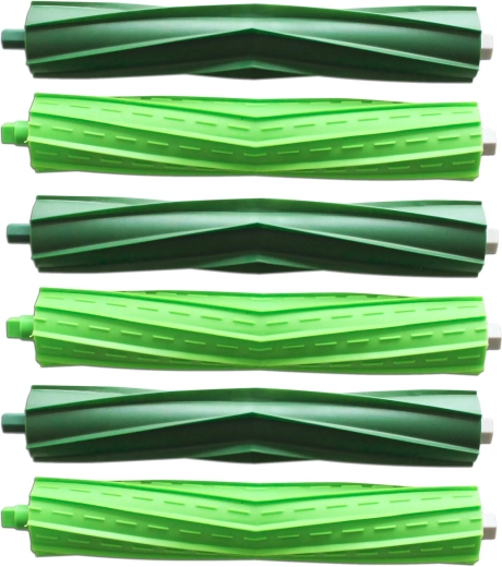 Set de perii principale din silicon pentru iRobot Roomba (6 buc.)