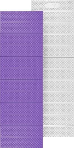 Saltea pliabilă din spumă cu strat de aluminiu, mov