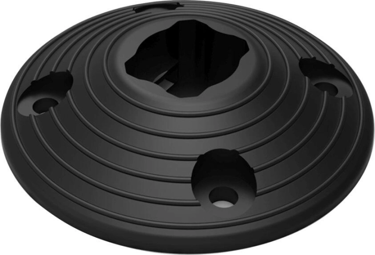 Bază circulară detașabilă pentru stâlp flexibil de delimitare, ABS, diametru 200 × 50 mm