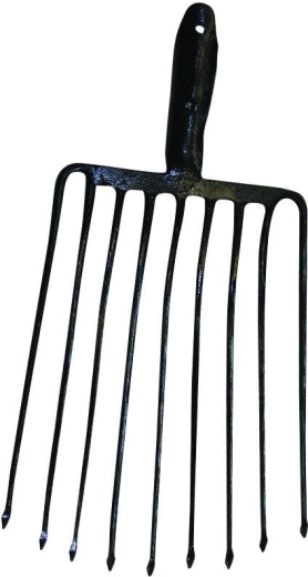 Furcă pentru piatră cu 9 dinți, fără coadă