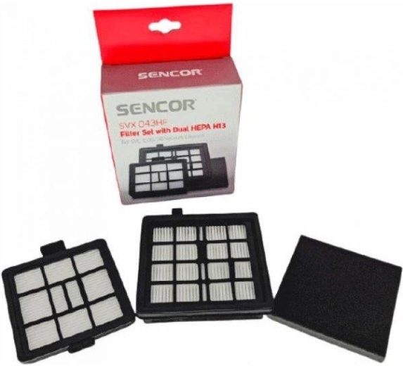 Set de filtre Sencor SVX 043HF pentru aspiratoarele SVC 1035 și SVC 1038