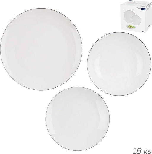 Set de masă Decora rotund 18 piese