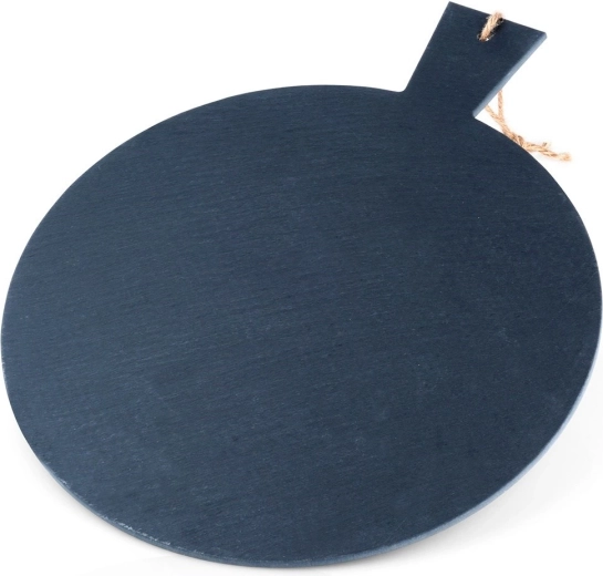 Placă de servire din ardezie cu mâner 43 × 34 cm