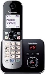 Telefon fără fir Panasonic DECT KX-TG6821 negru