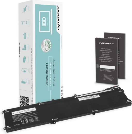 Baterie Movano pentru Dell XPS 15 9550, 6000 mAh (69 Wh)