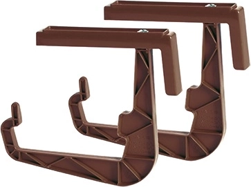 Suport universal pentru jardiniere pe balustradă 23,5 cm, maro