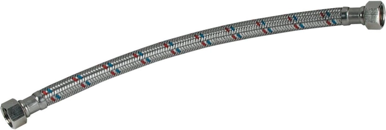 Furtun de racordare din inox pentru apă 1/2" x 3/8" 60 cm