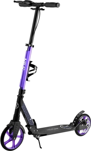 Trotinetă NILS Extreme HM124T cu frână pe disc – mov