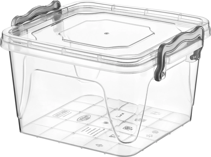 Recipient pentru alimente Multi Box 2,4 l cu cleme