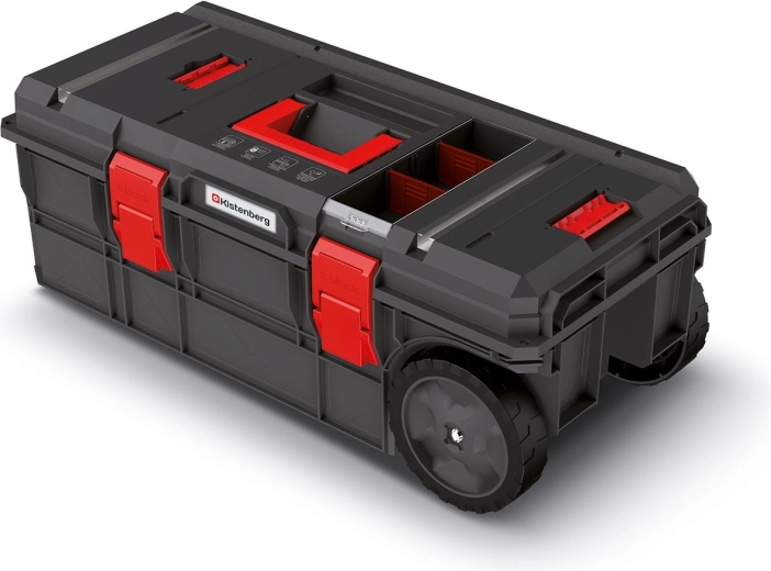 Troler pentru scule X-Block Tech, 79,5 × 38 × 30,7 cm, negru
