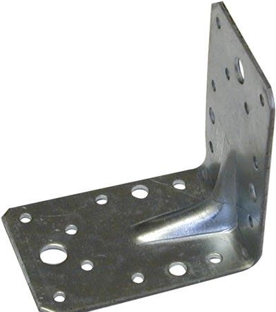 Colțar de ancorare cu ștanțare 55×70×70 mm, gros. 2 mm