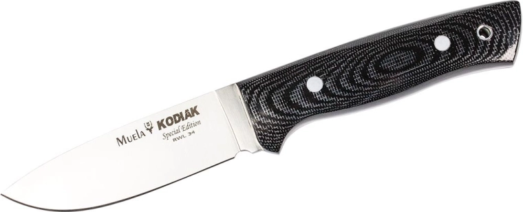 Muela Kodiak cuțit de vânătoare 10 cm Micarta cu teacă din piele