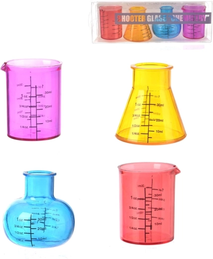 Păhărele din plastic UH „Chimist” 50 ml (4 buc.)