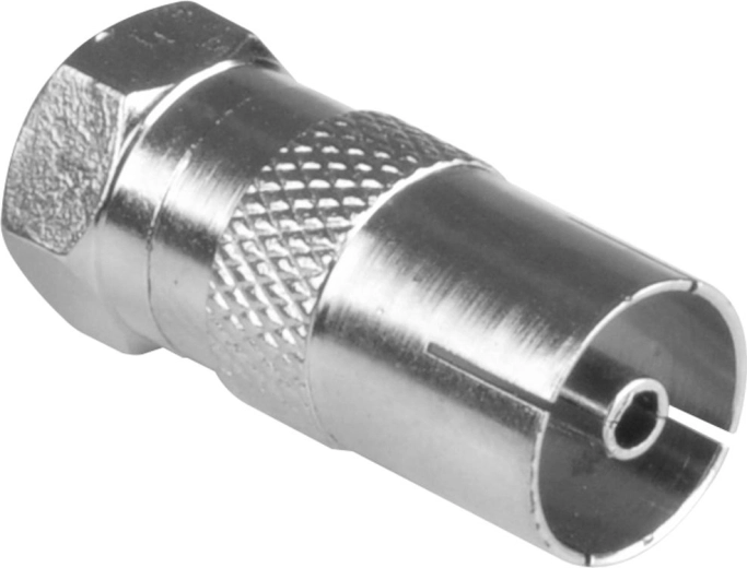 Adaptor cu înșurubare Sencor, de la conector F la priză TV coaxială