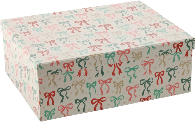 Cutie cadou de Crăciun Kokarda (fundă) 43 × 34 × 15,5 cm