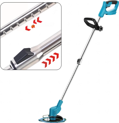 Trimmer de iarbă cu acumulator – set performant cu lame interschimbabile