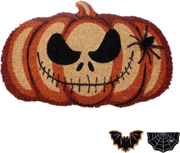 Preș de intrare din fibră de cocos cu suport din plastic Halloween mix