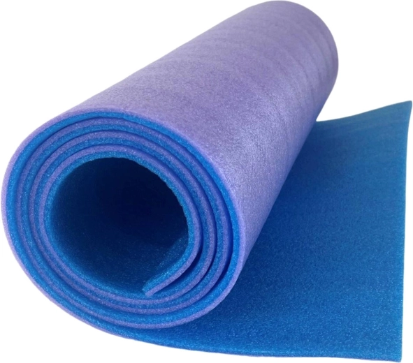 Saltea de izolație Acra cu două straturi IFO 180 × 50 cm, 8 mm albastru-violet