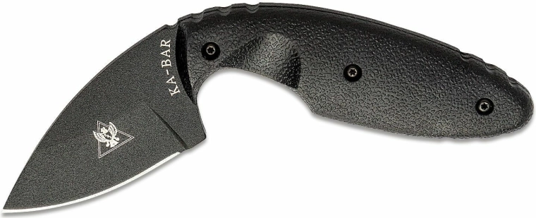 KA-BAR TDI Original cuțit tactic 5,7 cm, negru, Zytel, teacă