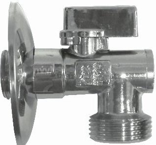 Ventil pentru mașină de spălat cu clapetă de sens și filtru 1/2" x 3/4"