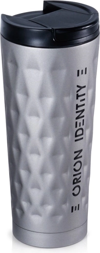Cană termoizolantă din oțel inoxidabil Orion Identity, gri, 500 ml