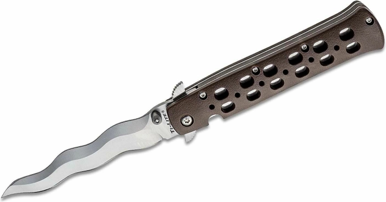 Cuțit pliabil Cold Steel Ti-Lite Kris 10,2 cm, maro, Zy-Ex