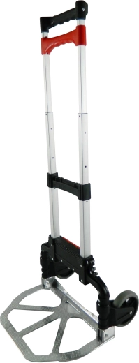 Cărucior pliabil cu mâner telescopic, capacitate 68 kg