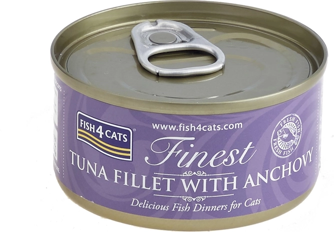 Conservă pentru pisici ton cu anchois 70 g FISH4CATS Finest