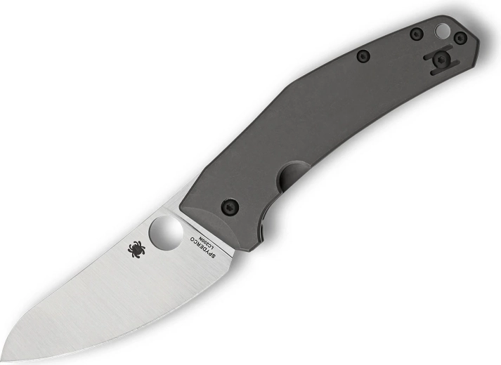 Cuțit pliabil Spyderco SpydieChef, titan, satin, 8,4 cm