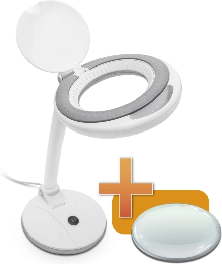 Lampă LED cu lupă de 100 mm