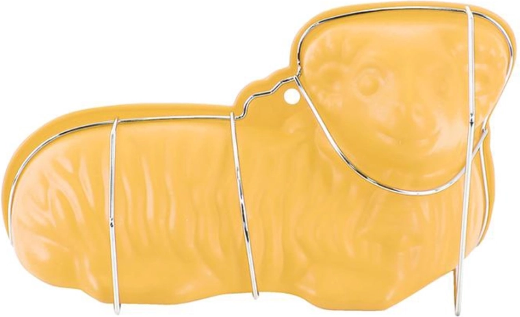 Formă din silicon pentru miel cu suport metalic 32 × 16 × 9 cm